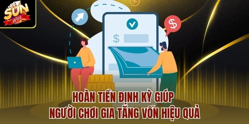 Hoàn tiền định kỳ giúp người chơi gia tăng vốn hiệu quả